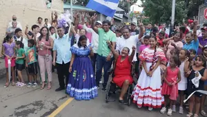 Managua: familias del barrio Villa Cuba reciben 7 calles asfaltadas