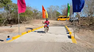 Nuevo puente vado fortalece la infraestructura rural en Carazo