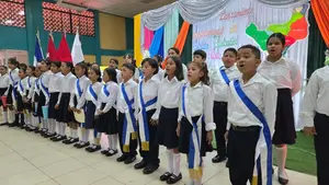 Comunidad educativa se une por la paz en Chinandega