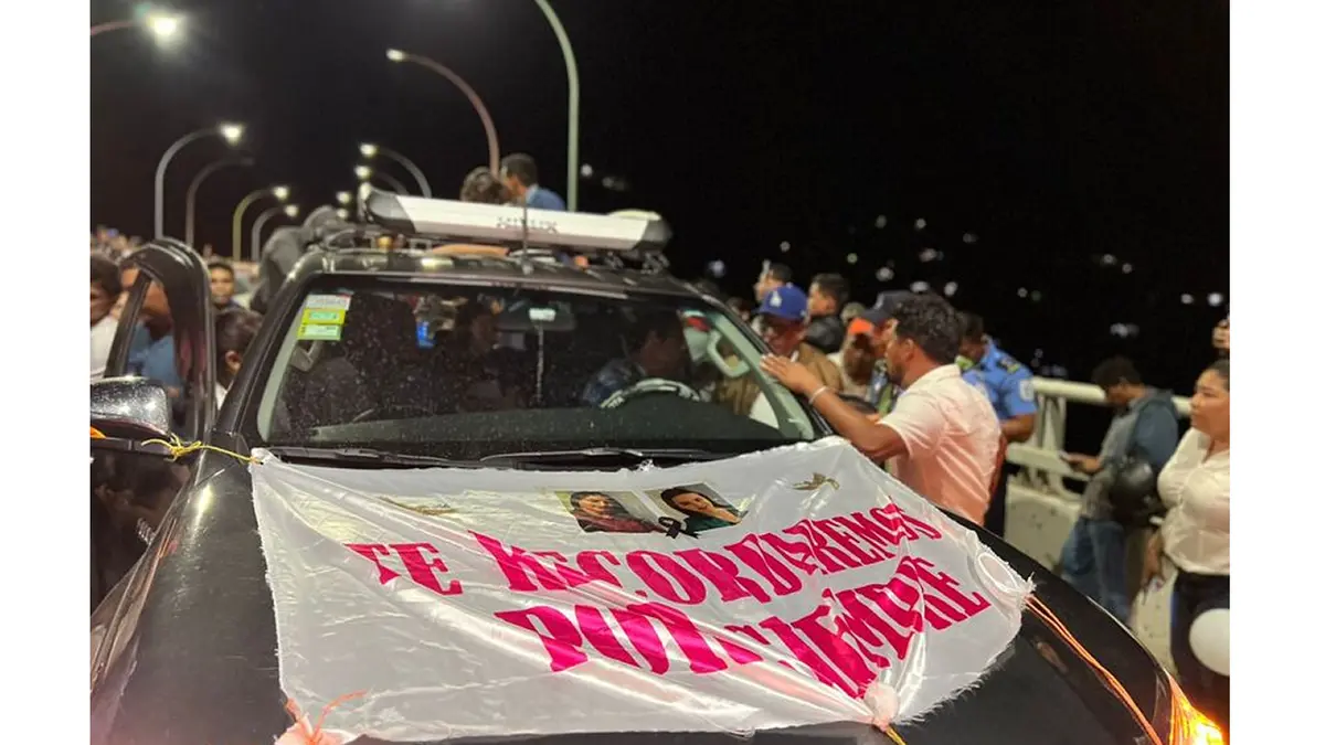 Multitudinario acompañamiento a familiares de Junieysis (q.e.p.d.) en Madriz