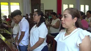 Chinandega: feligresía católica participa en actividades del domingo de ramos