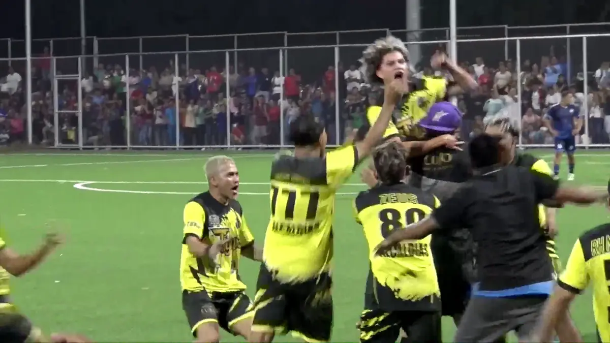 Todo un éxito fue el encuentro de fútbol entre creadores de contenido en Chinandega