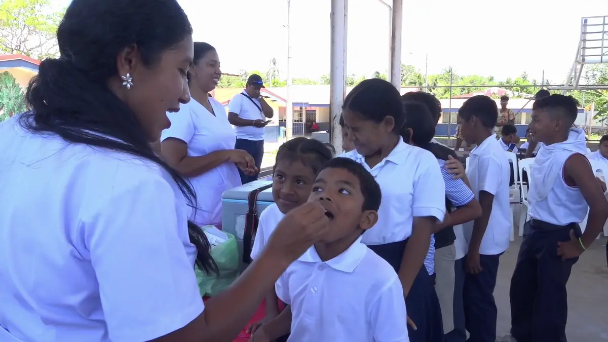 Comunidades de Bilwi celebran inicio de campaña que protege la salud de la niñez
