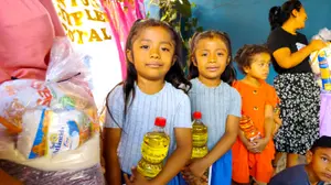 Entrega de alimentos beneficia a más de 400 niños y niñas en Nueva Segovia