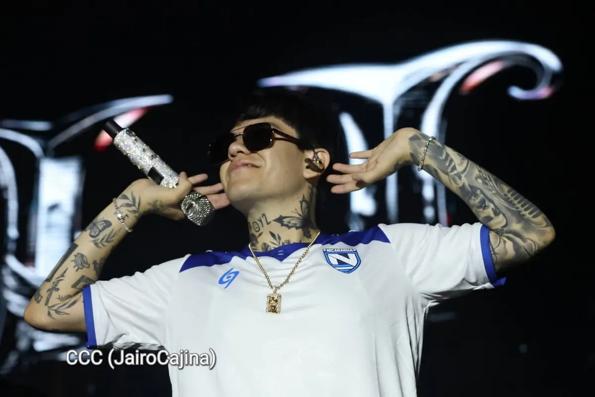 Así se vivió el gran concierto de Junior H en Nicaragua