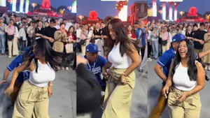 Verónica lleva la alegría del Palo de Mayo hasta China