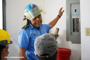 Bomberos Unidos realizan nueva inspección en el mercado Oriental