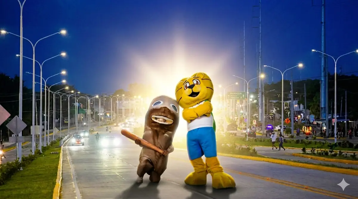 Campaña de educación vial en Managua se vuelve viral por su peculiar método