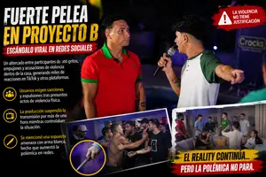 Augusto protagoniza incidente con  Axelin en el Proyecto B