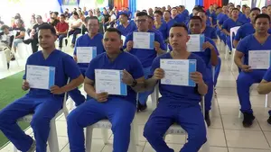 Certifican a más de 65 privados de libertad en Tipitapa