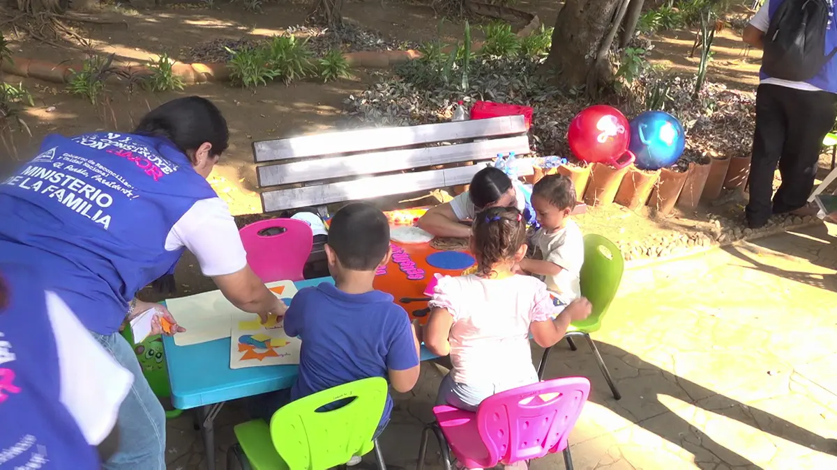 Diversión infantil en el festival “en paz, valores, esperanza y armonía”