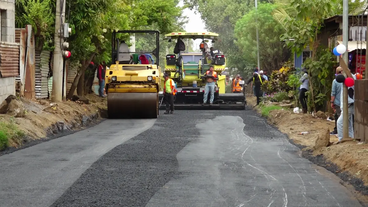 Managua: casi listas 3 calles y media en los Laureles Sur