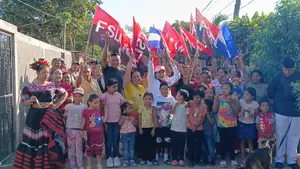 Inauguran calles adoquinadas en comunidad Nazareth de Carazo