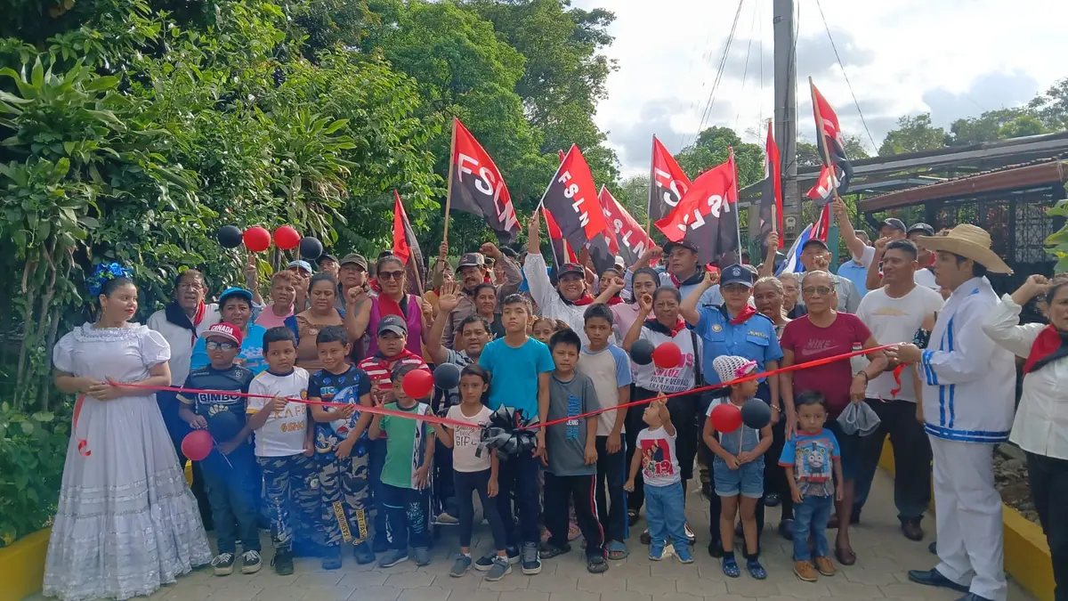 Inauguran más calles para el pueblo en San Marcos, Carazo
