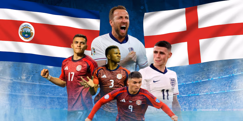 Inglaterra enfrenta a Costa Rica en su último amistoso previo al Mundial