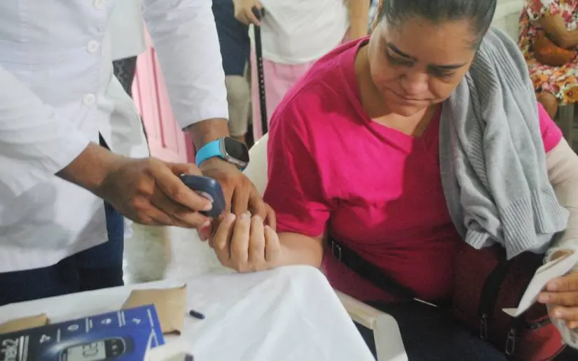 Managua: Minsa realiza campaña nacional sin diabetes en el bo. Villa Venezuela