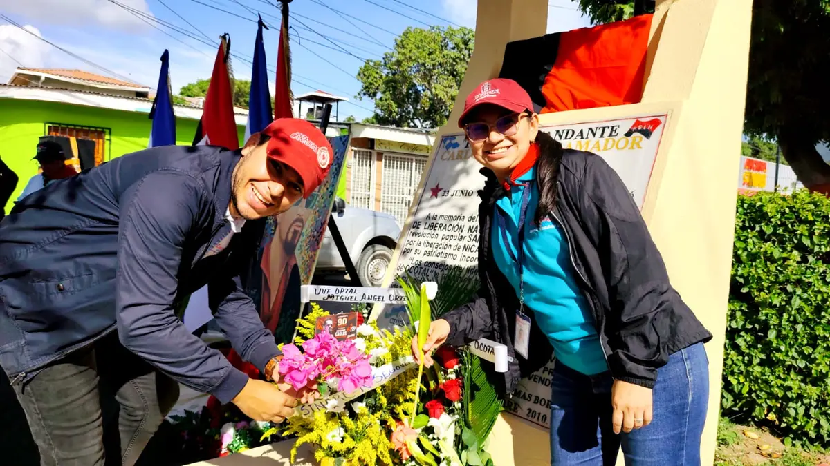 Ocotal rinde homenaje a Carlos Fonseca en el 90 aniversario de su natalicio