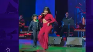 Presentadora de Canal 2 se roba el show en homenajea  Selena