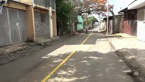 Managua: familias reciben nuevas calles rehabilitadas en Villa Reconciliación Sur