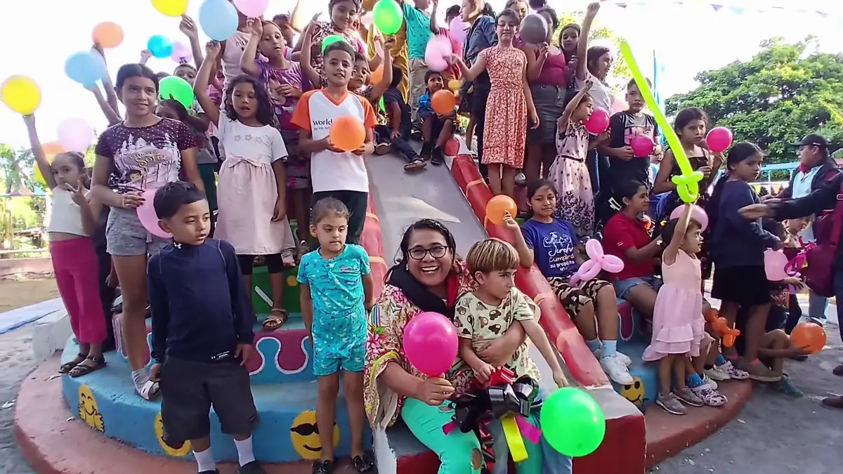 Inauguran parque infantil en comunidad de San Marcos, Carazo