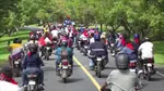 Militancia de Nueva Segovia participa en caravana motorizada