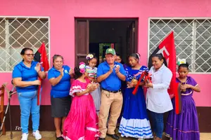 Familias de Las Cruces reciben renovado Puesto de Salud en Mozonte