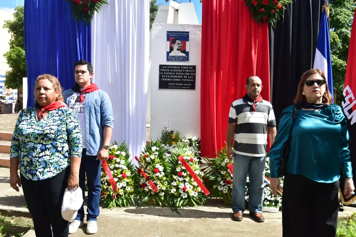 Militancia sandinista de León rinde homenaje al Comandante Carlos Fonseca