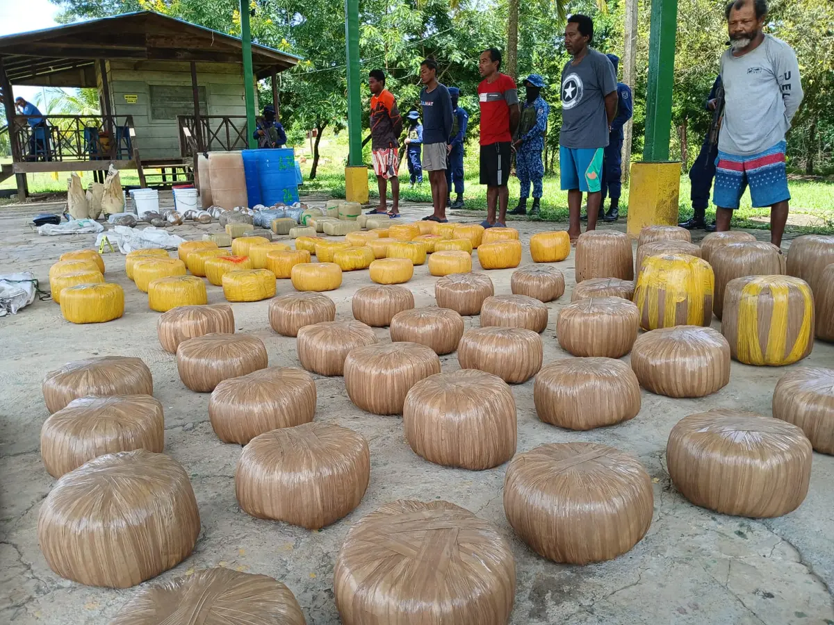 Fuerza Naval asesta golpe al narcotráfico en Laguna de Perlas