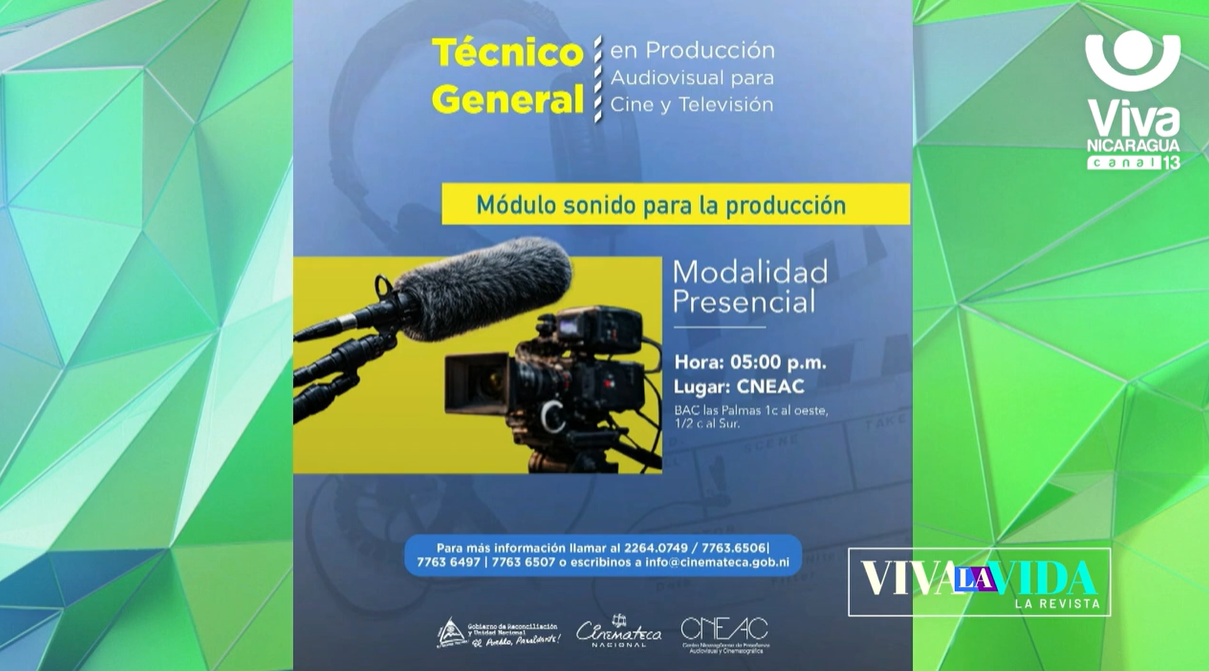 Inscripciones abiertas para Técnico General en Producción Audiovisual