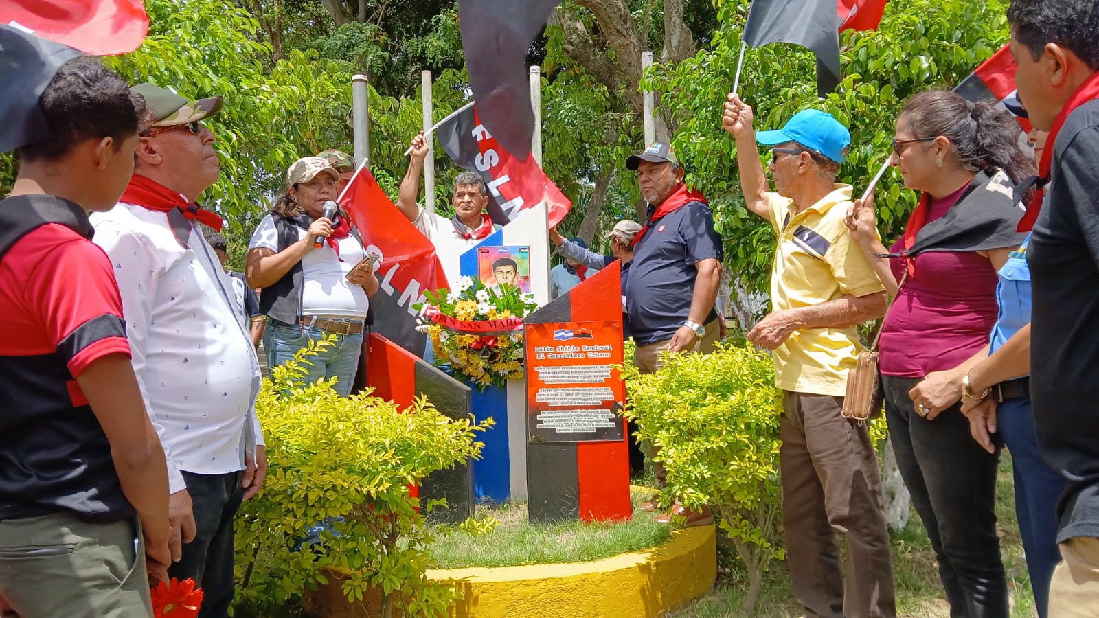 Carazo: militancia sandinista rinde homenaje a héroes y mártires