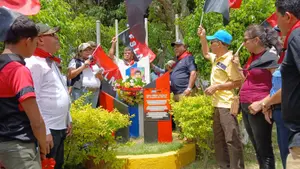 Carazo: militancia sandinista rinde homenaje a héroes y mártires