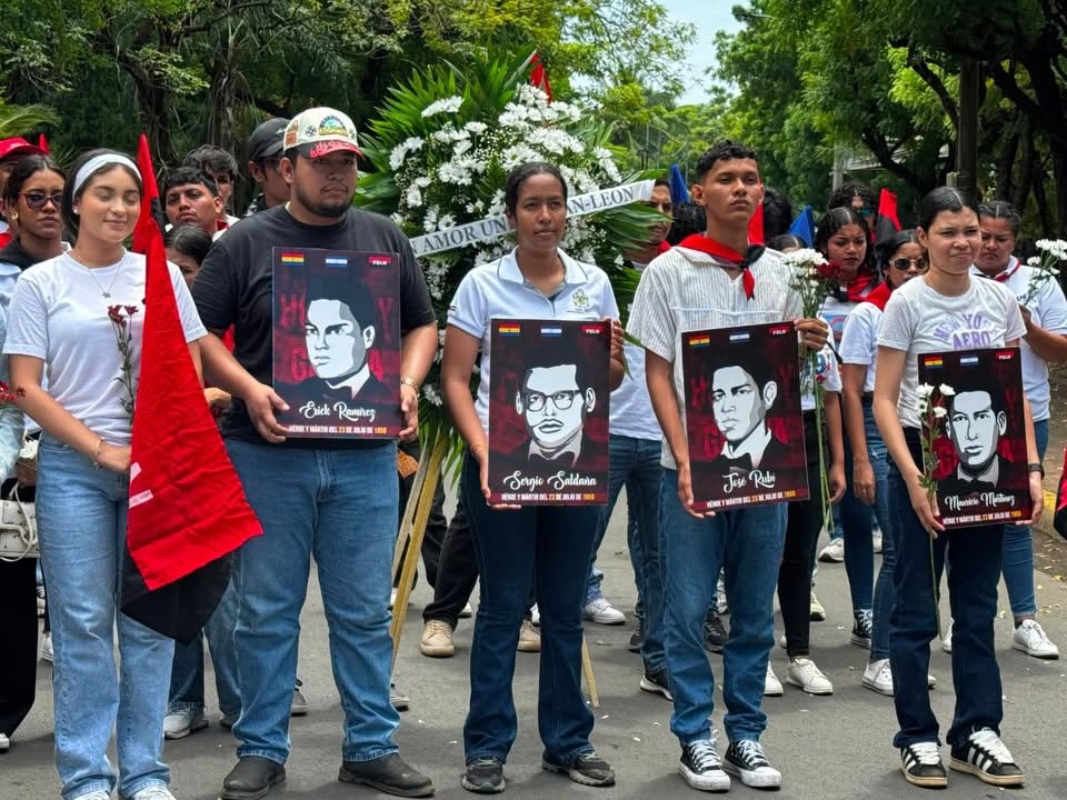 Chinandega: homenaje a estudiantes asesinados por la guardia somocista hace 67 años