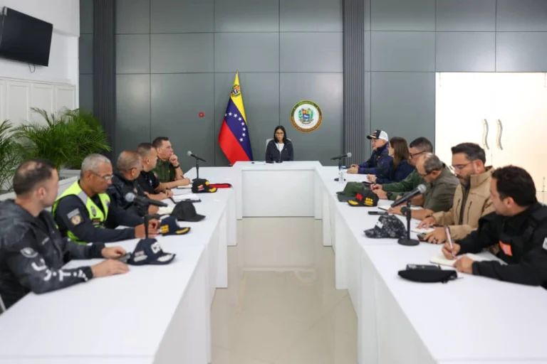 Delcy Rodríguez evalúa avance del rescate y atención en Venezuela
