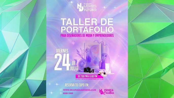 Nicaragua Diseña te invita al taller de portafolio para la 15 edición