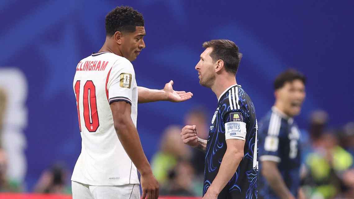 Bellingham revela qué habló con Lionel Messi en pleno Argentina-Inglaterra