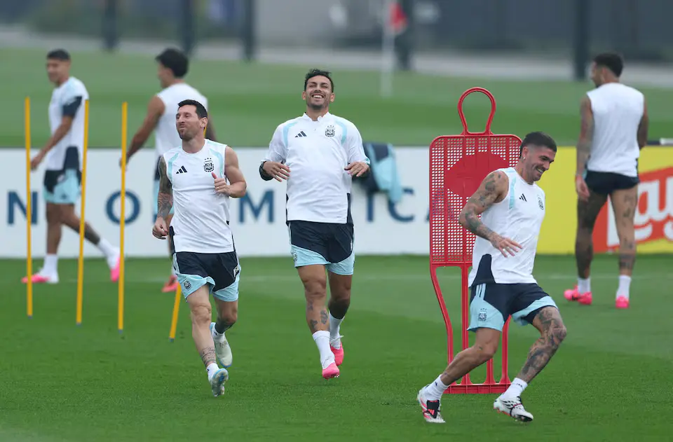 Messi vive su último entrenamiento antes de la final del Mundial