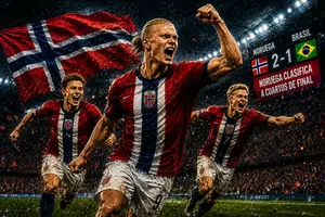 Noruega elimina a Brasil y avanza a cuartos del Mundial 2026.