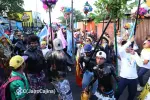 Promesantes y familias viven la tradicional Roza del Camino en honor a Santo Domingo