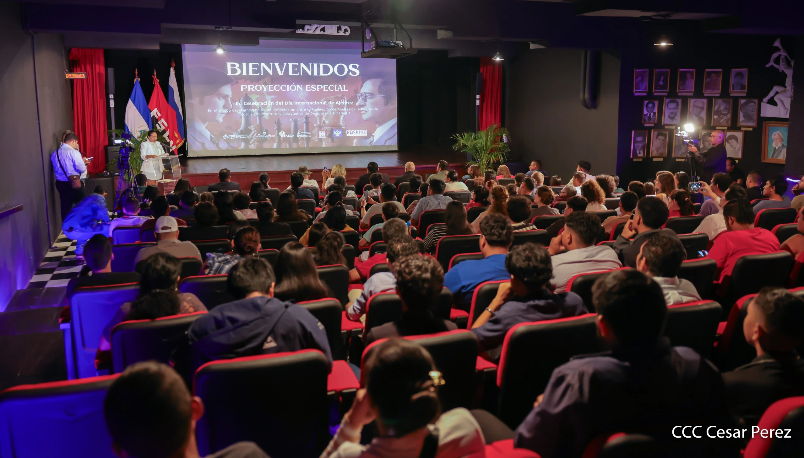 "El Campeón del Mundo" inspira a jóvenes ajedrecistas en la Cinemateca Nacional