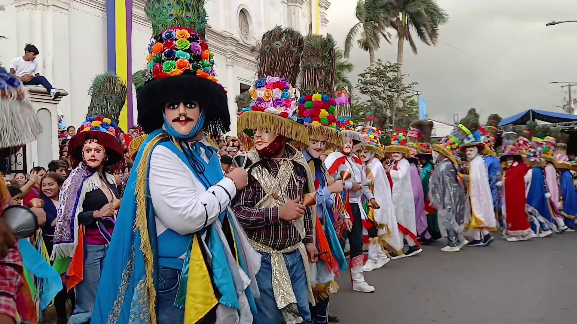 Jinotepe: tradicional encuentro de los santos en Carazo