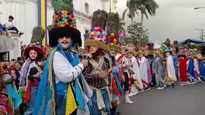 Jinotepe: tradicional encuentro de los santos en Carazo