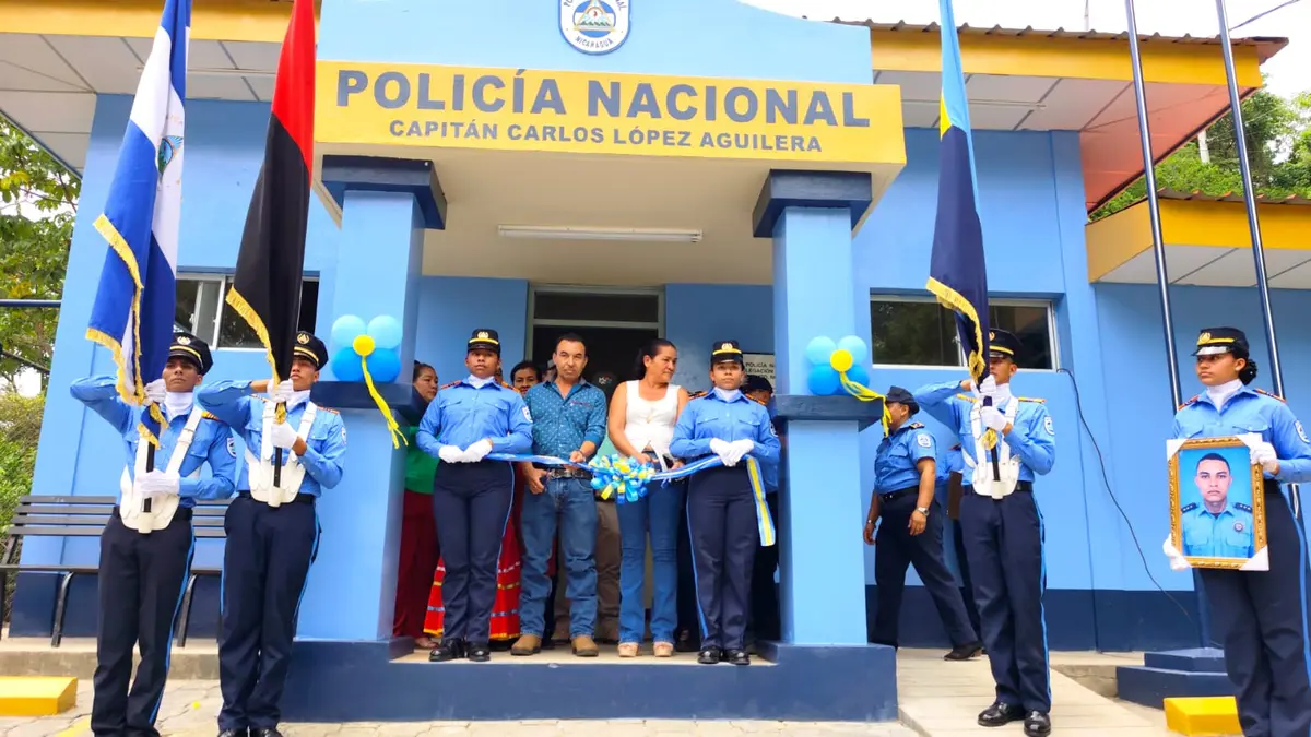 Policía Nacional entrega remodelada Unidad Policial en Macuelizo