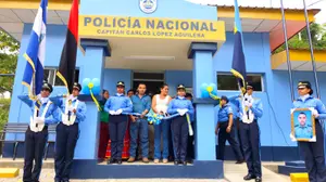 Policía Nacional entrega remodelada Unidad Policial en Macuelizo
