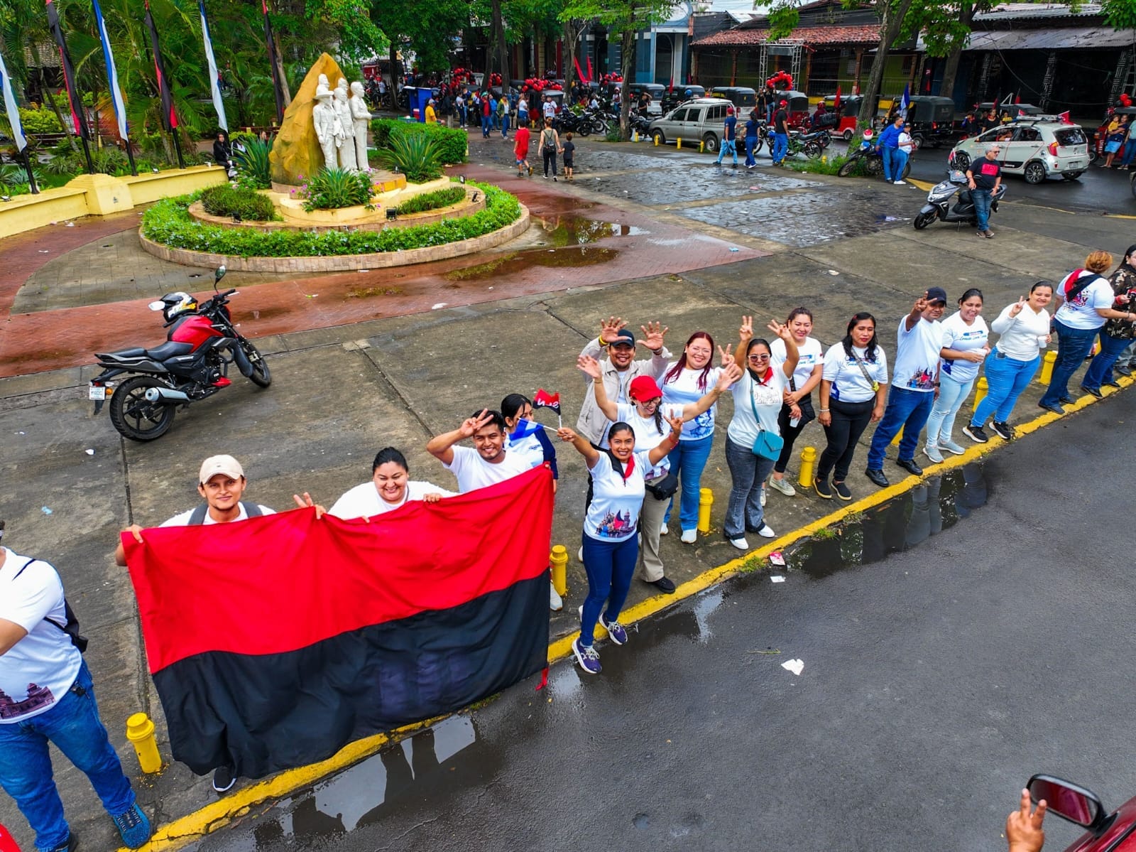 Masaya despierta con alegría revolucionaria al ritmo de las dianas del 19 de Julio