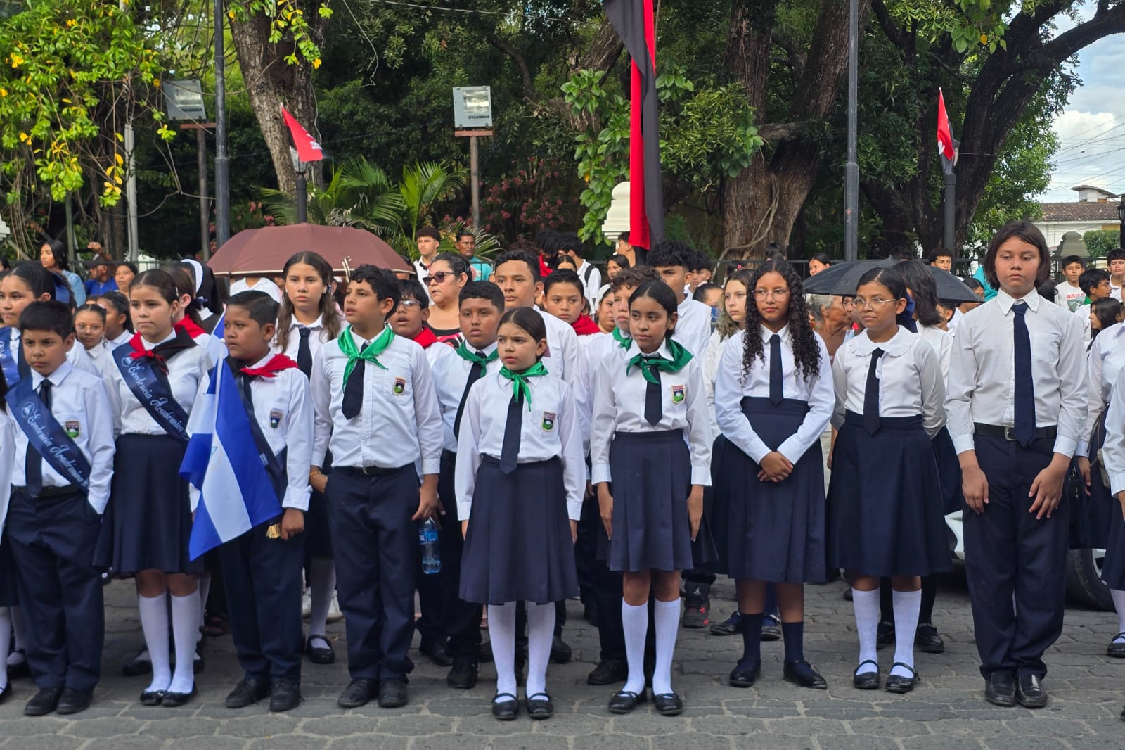 Con caminata y acto cultural, Ocotal celebra el Día Nacional del Estudiante
