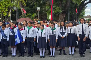 Con caminata y acto cultural, Ocotal celebra el Día Nacional del Estudiante